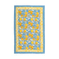 Citron Blue & Yellow Tea Towel