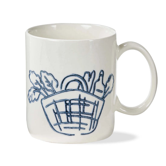 Blue Farmer's Market Mug