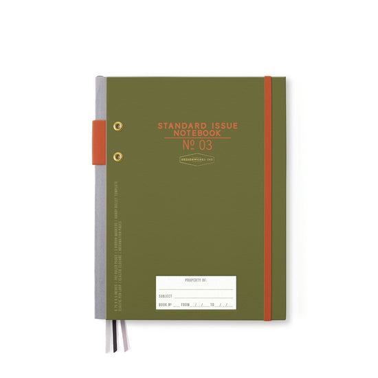 No. 3 Army Green + Chili Standard Planner