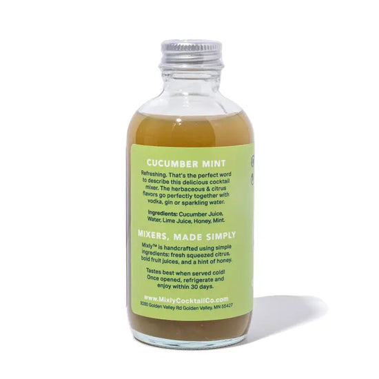 4oz Cucumber Mint Cocktail Mixer