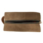 Brown Waxed Canvas Dopp Kit