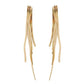 Skinny Gold Cascading Earrings