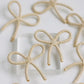 Natural Raffia Bow Earrings