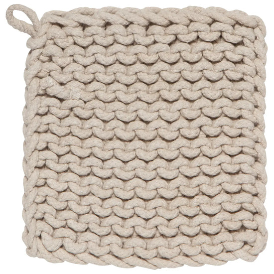 *REGISTRY ITEM: Dove Grey Knit Potholder*