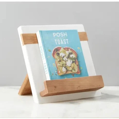 White iPad Cookbook Holder