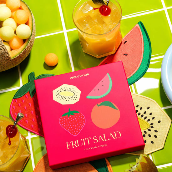 S/4 Fruit Salad Cocktail Napkins