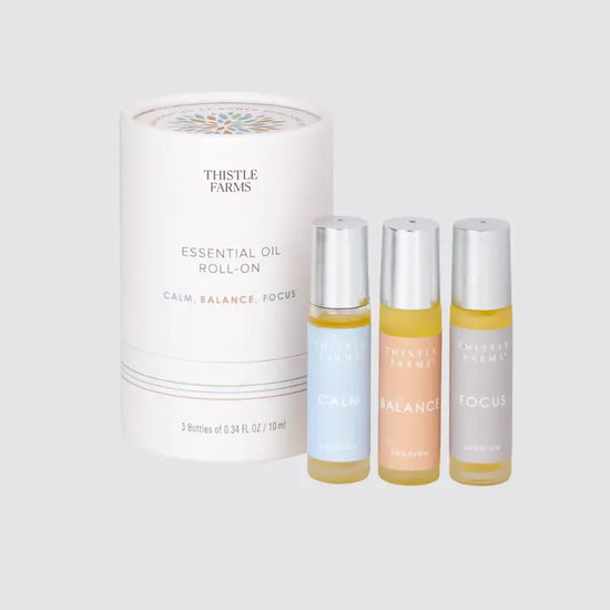 Essential Oil Roll-On Trio - Calm, Balance, Focus