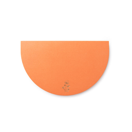 Mushroom Half Moon Notepad