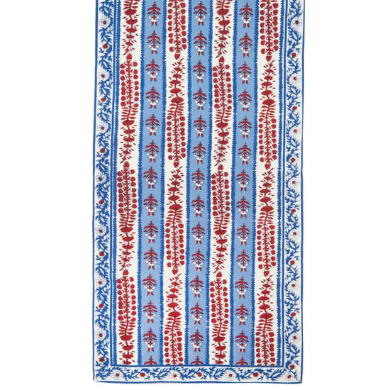 16x72 Avignon Red & Blue Runner