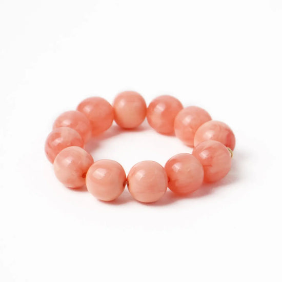 Coral Cece Large Resin Bracelet