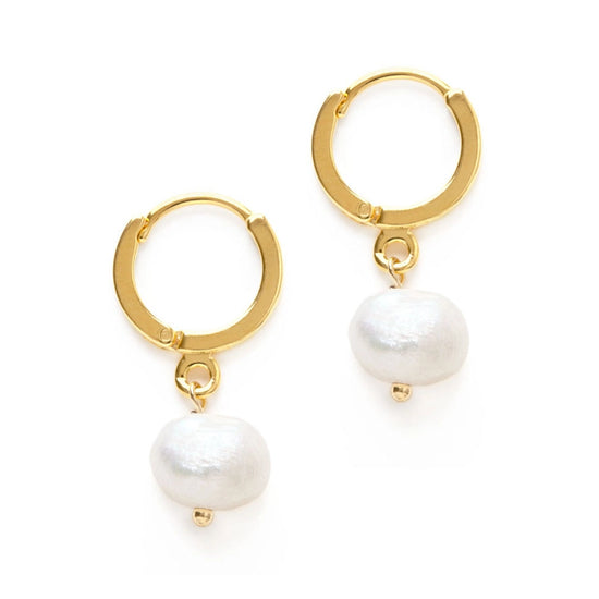 Fresh Water Pearl Huggies