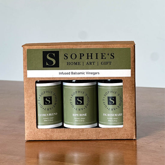 S/3 Infused Balsamic Vinegar Gift Set
