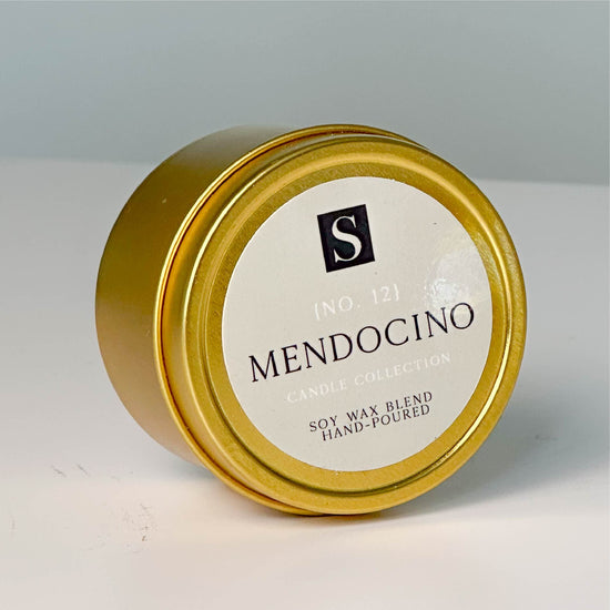 Mendocino Gold Tin Candle