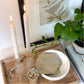 White Kiri Dripless Taper Candle