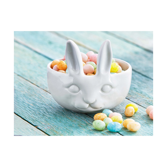 White Bunny Snack Bowl