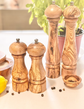 6.5" Olive Wood Salt + Pepper Mill