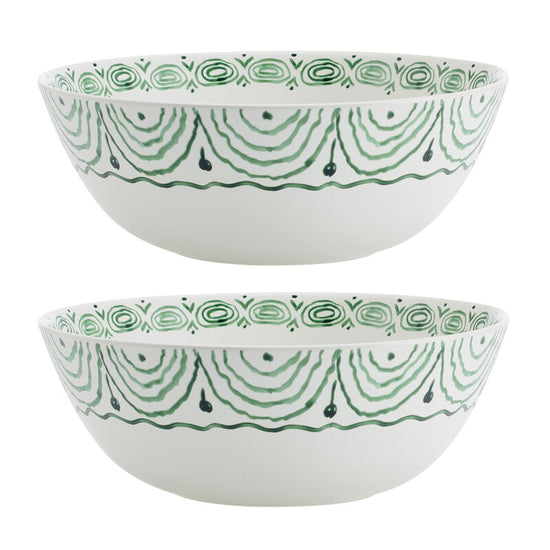 Green Sicily Serving Bowl