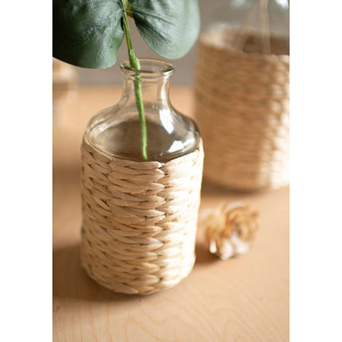 *REGISTRY ITEM: Large Seagrass Wrapped Vase*