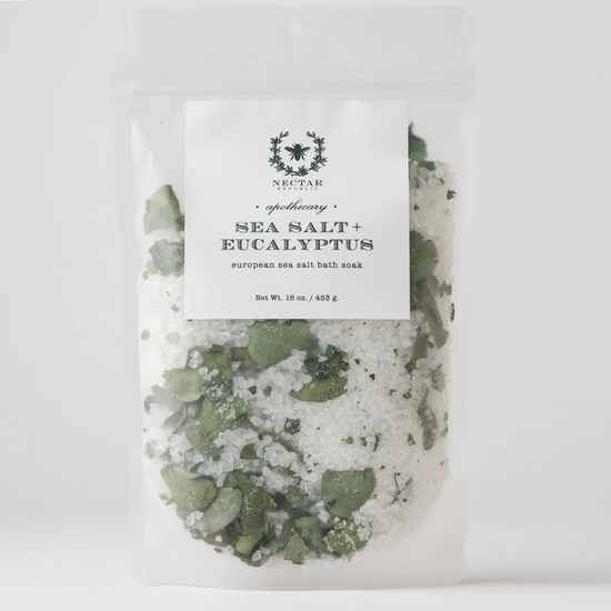 Sea Salt + Eucalyptus Bath Soak Refill Pouch