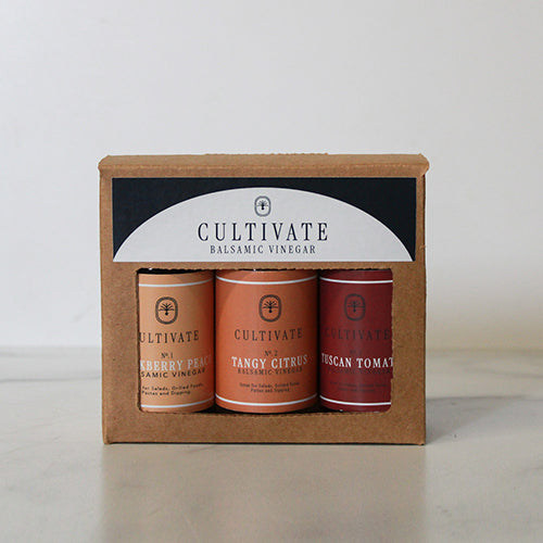 S/3 Cultivate Balsamic Vinegars Gift Set