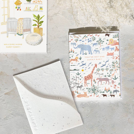 Lucky Baby Mini Greeting Card