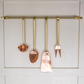 Brass Utensils + Hanging Rod