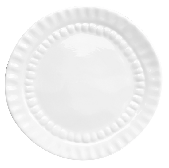 White Canape Plate