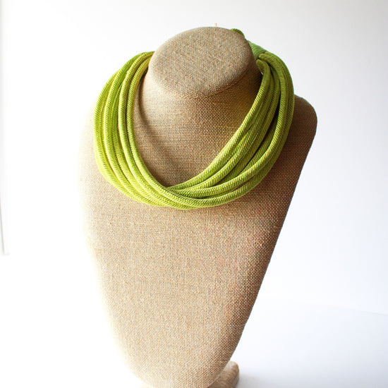 Citrus Slub 8-Strand Necklace
