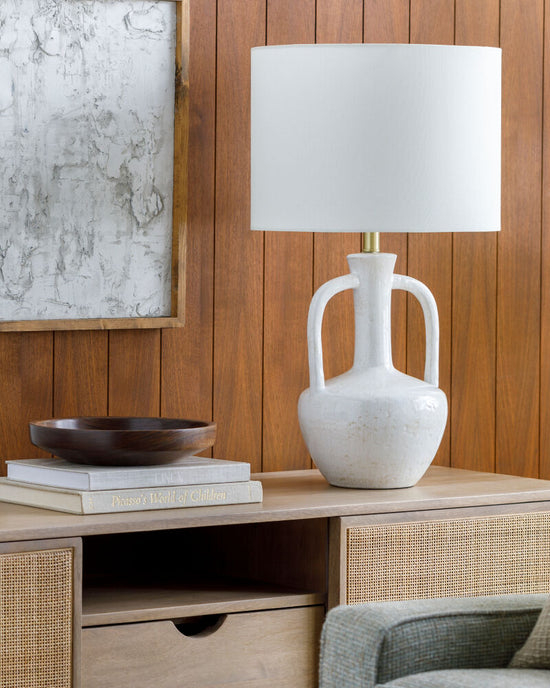 White Ceramic Lorraine Lamp