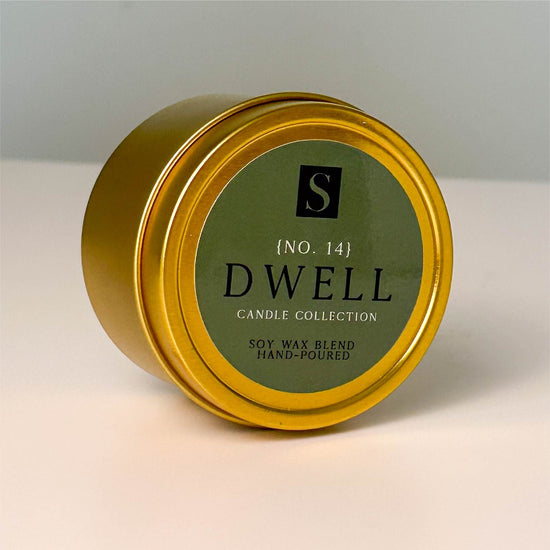 Dwell Gold Tin Candle