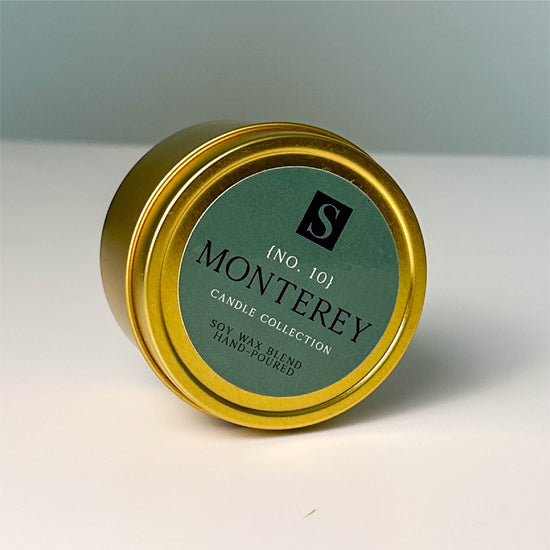 Monterey Gold Tin Candle
