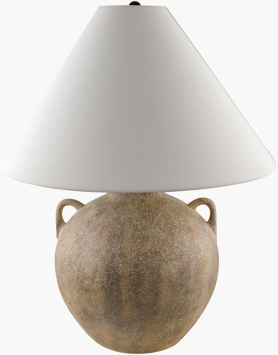 Nivalis Grey Ceramic Lamp