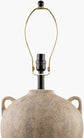 Nivalis Grey Ceramic Lamp