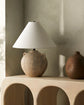 Nivalis Grey Ceramic Lamp