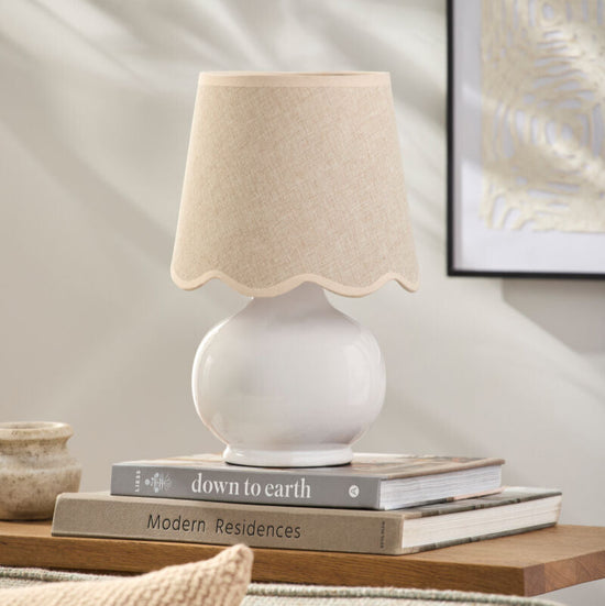 Glossy White Stella Diminuta Lamp