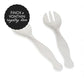*REGISTRY ITEM: Perlette Cream Melamine Salad Servers*