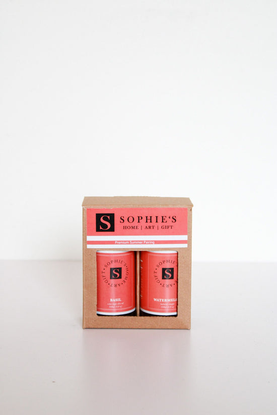 S/2 Watermelon+Basil Pairing Gift Set
