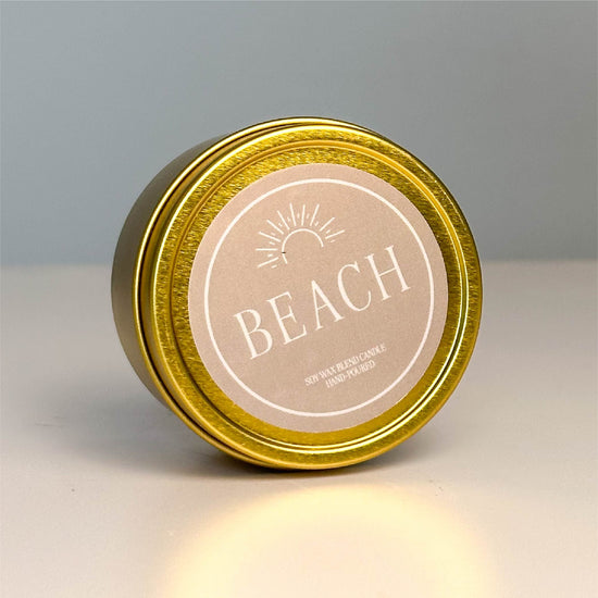Sophie’s Seasonal Candle - Beach Gold Tin