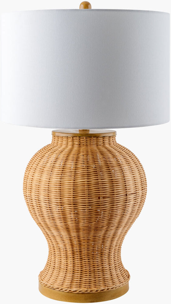 Ziran Beige Rattan Lamp