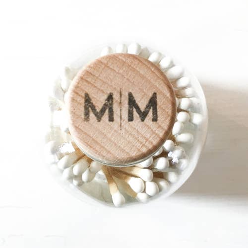White Vintage Apothecary Matches