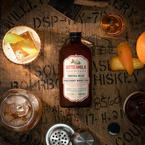 Bittermilk Smoked Honey Whiskey Sour Cocktail Mixer
