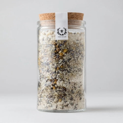 Large Lavender Chamomile Bath Soak Jar