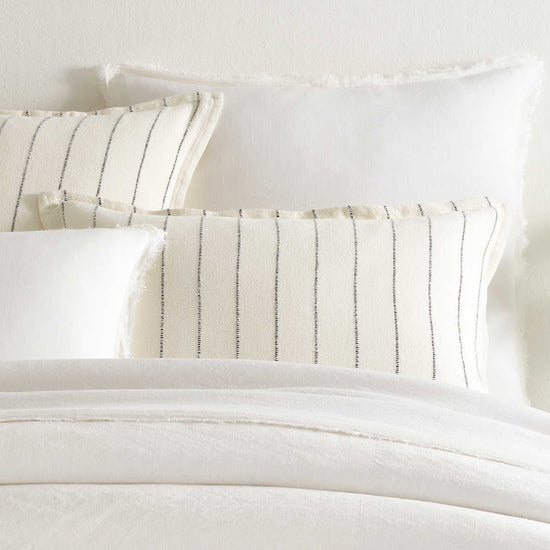 Faye Linen Dove White Sham