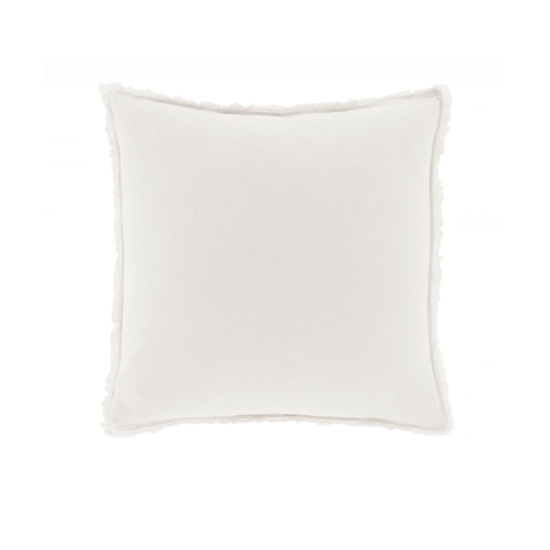 Faye Linen Dove White Sham