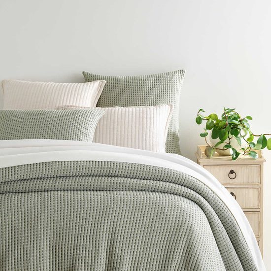 Pick Stitch Evergreen Matelasse Coverlet