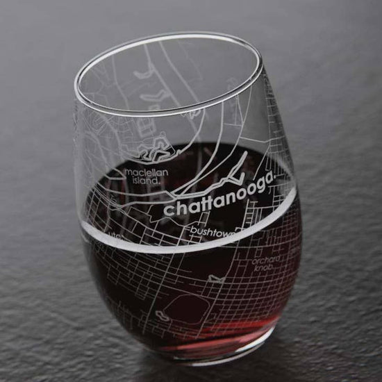 Chattanooga Stemless Wine Glass