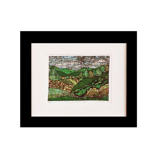 Green Landscape Art Print