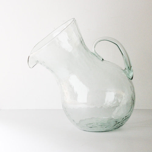 Large Mouthed Circular Tilted Pitcher