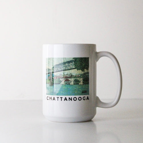 Chattanooga Batik Mug