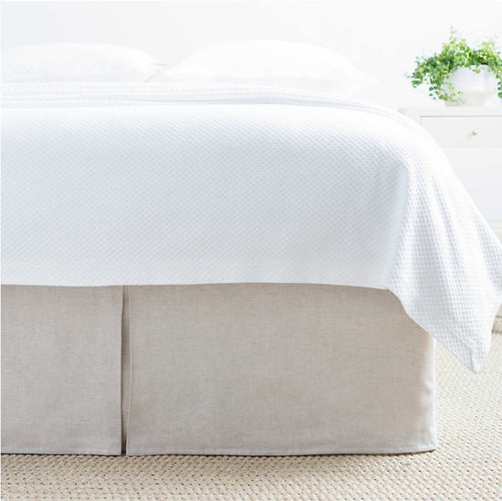 Lush Linen Natural Bed Skirt